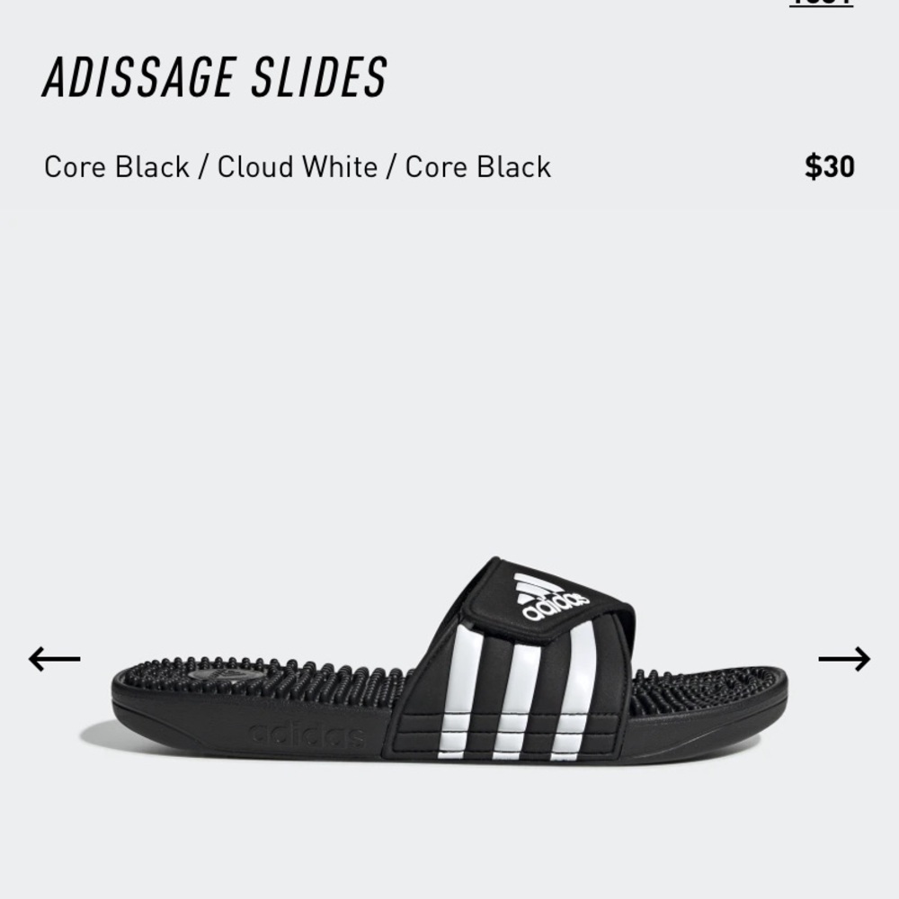 Adidas addisage slides